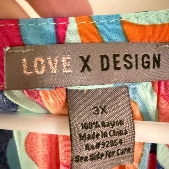 New By Design Lauren Printed Sleeve Maxi Nordstrom Multicolor Abstract Dress - Picture 6 of 10